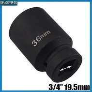 【热销家居】 36mm Hex  Wrench Drive Inner Hexagon 3/4Inch Socket Wrench