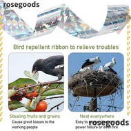 ROSEGOODS1 Bird Repellent Tape Reflective Farmland Supplies Orchard Garden Repeller Scare Ribbon