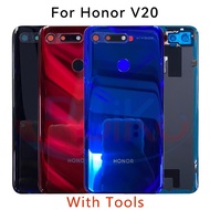 Original For Huawei Honor View 20 Back Glass Battery Cover Door Back Housing Rear Case For Honor V20 Replacement Parts