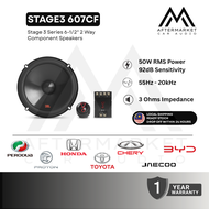 JBL Stage3 607CF 6.5" 2-Way Component Car Speaker | 100% Original JBL | Peak Power 250W