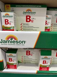 Jamieson維他命B12 1200mcg 200 粒
