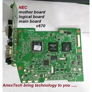 NEC Projector Main Board Projector Mother Board NEC Logical board LCD Projector NEC/V670 24 pin LCD
