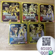 5盒 全新 Bandai 聖鬥士星矢 Saint Seiya 黃金 聖衣神話 天秤座 $480 人馬座 $480 獅子座 $380 水瓶座 $380 處女座 $440 童虎 沙加 艾奧利 卡妙 黃金聖
