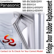 Panasonic Refrigerator Fridge Door Seal Gasket Rubber Replacement part NR-BW414SSMY NR-BW414VSMY NR-