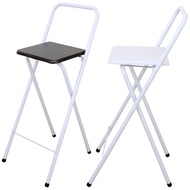 [特價]【頂堅】鋼管(木製椅座)高腳折疊椅/吧台椅/高腳椅/櫃台椅/餐椅-二色深胡桃木色