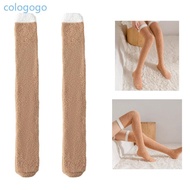 COLO Women Thigh  Fuzzy Socks Winter Warm Over Knee  Socks Warm Cozy Socks