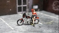 [現貨] MoreArt 1/64 電單車+人偶套裝