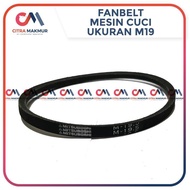 MESIN GZ12... Vanbel M19.5 Washing Machine Fan Belt Fanbelt M 19.5 19.5 19.5 O-460 O460 O 460