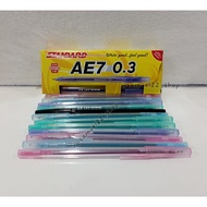 STANDARD AE7 0.3 mm 0.3mm Pen Contents 12