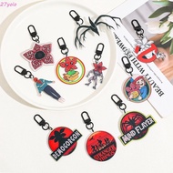 YOLO Stranger Things Merchandise Pendant, Cute Bag Charm El Mike Dustin Steve Keychain, Bag Pendant 