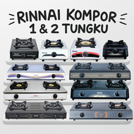 Rinnai Kompor Gas 1 & 2 Tungku Original β Seri RI-201S, RI-301S, RI-511E, RI-511T, RI-522E, RI-522S,