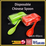 Disposable Spoon / Disposable Spoon / Sudu Plastic guna sekali [Maju Jaya]