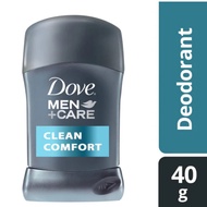 Dove Men+Care Clean Comfort Deodorant Stick 40g Long Lasting Fresh Deodorant
