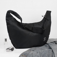 REV STORE - Men's Casual Sling Bag - Premium NOTION Black Casual Sling Bag