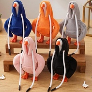 Hoodie Duck Ornament - Funny Hoodie Duck Figure Miniature - Cartoon Hoodie Duck Desktop Figurine - H