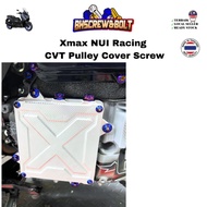 Xmax CVT Pulley Cover Skru NUI RACING Pulley Cover Screw Made In HENG SCREW