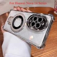 Phone Case For Huawei nova 14 Pro 14i 14 13 Ultra 13i 13 Pro 4G 5G CD Bracket  Phone Casing Silicone