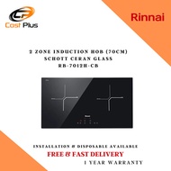 RB7012H-CB 2 ZONE INDUCTION HOB (70CM) SCHOTT CERAN GLASS - 1 YEAR RINNAI WARRANTY + FREE DELIVERY