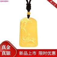 Gold Store Same Style Authentic Gold Guanyin Pendant Men Women Style 999 Pure Gold Pure Silver Solid Pendant Pure Gold Gold Clad Silver