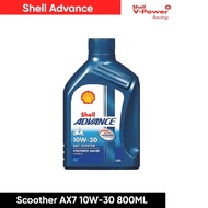 Shell Advance Scooter Automatic Transmission 10W-40 15W-40 Scooter Engine Synthetic Oil (0.8Liter)