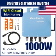HX6Z 1000W Solar Inverter On Grid Micro With MC Connector WIFI Cloud Monitor 220V230V/110V120V AC Wa