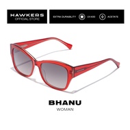 HAWKERS Red BHANU Sunglasses For Men And Women. UV400 Protection. Official Product Designed In SpaIn