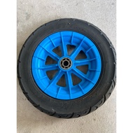 Turtle wheel with plastic rim, mute rim, recycled shell cast rim No. 10