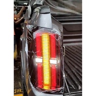 Mitsubishi Triton Tail Lamp (Hamer Design Smoke) 2015-2018 Triton Tail Lamp 4x4 Car Accessories