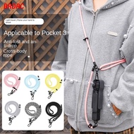 Suitable for DJI POCKET 3 strap ONE X5/X4/ACTION 5 crossbody strap sports camera anti loss accessori