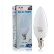 3W Led E14 Okas white decorative LED candle bulb