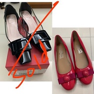 Roger Vivier heels (36.5) / Salvatore Ferragamo flats (7D)