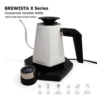 Home barista กาดริปไฟฟ้า Brewista X-Series 0.8L Gooseneck Variable Kettle (Matte Black & White Pearl