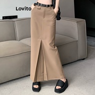 Casual Plain Basic Skirts for Women LNE41167 Rok Basic Polos Kasual Wanita LNE41167