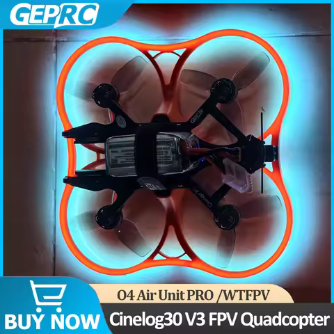 GEPRC Cinelog30 V3 FPV Quadcopter O4 Air Unit PRO /WTFPV SPEEDX2 1404 3850KV F722 45A 32Bit AIO LED 