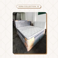 IR Central Springbed Dominiq Pocket Uk 160x200 + Divan Full Set Ori