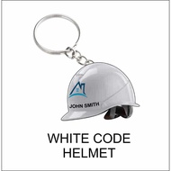 construction safety helmet 2d keychain (ask for enquiry)