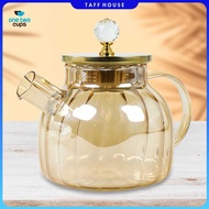 One Two Cups Teapot Pitcher Teapot Heat Resistant Borosilicate Fire 1L - BR-383