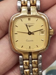 *古董 鍍金腕錶 LONGINES 浪琴 老錶 金屬錶帶 方框 7066 $13800