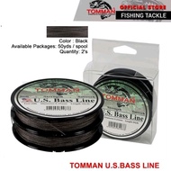Tali Benang pancing (8LB - 20LB) 50YDS Tomman US Bass Line Fishing Line BRAID Line mesin Pancing jor