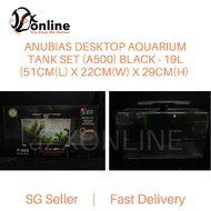ANUBIAS Desktop Aquarium Tank Set (A500) Black - 19L ** 51cm(L) x 22cm(W) x 29cm(H)