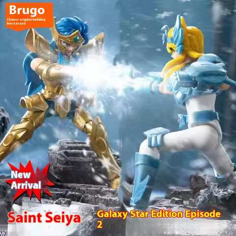 Blokees Saint Seiya Galaxy Version 2 Action Figures Camus Hoyoga Dohko Milo Shiryu Pegasus Nachi Ani