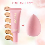 [BPOM] PINKFLASH Cakupan Penuh Tahan Lama Kontrol Minyak Matte Foundation Makeup Sponge Alat Kecanti