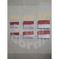 MERAH Red and White Embroidered Badge Red and White School Uniform Bet/ Unit Price (retail) Availabl