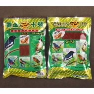 Emas 10 3 in 1 Murai (Magpie) Bird Feed/Tiong Mas (Mynah) Bird Feed 450 Gram