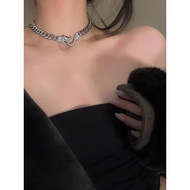 Muse Goddess Medusa Snake Cuban Necklace Snake Necklace Female Niche Clavicle Chain Snake Scorpion H