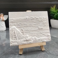 Tự Làm Thủ Công 3D Nghệ Thuật Treo Tường Thạch Cao Giảm Tranh Phong Cách Châu Âu Trắng Nguyên Liệu T