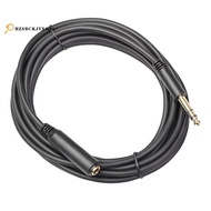 1/4 TRS 6.35MM Male to 6.35MM Female Stereo Extension Cable Gold Plated Headphone Extension Cable Co