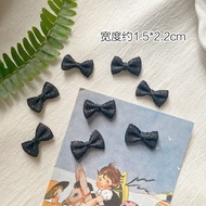 2 Yuan 10 Korean Version Exquisite Shiny Sparkling Black Waist Bowknot Handmade diy Hair Accessories