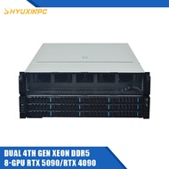 SHYUXINPC Dual-Socket 4th Gen Xeon DDR5 Server - 8x GPU (RTX4090/5090) for AI/Deep Learning 4410Y CP