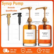 5 Pcs Coffee Milk Tea Dispenser Syrup Pump Black Liquid Dispenser for Torani Syrup 8Ml Juice Bottle